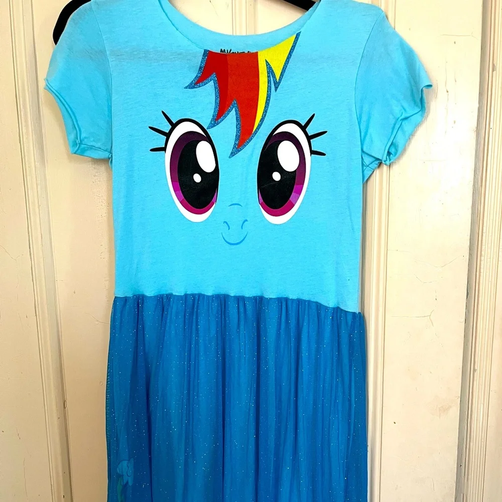 Mighty Fine Rainbow Dash T Shirt Costume Dress size L - Picture 1 of 2